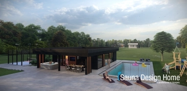 sauna house full picture