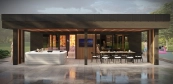 outdoor sauna house terrace