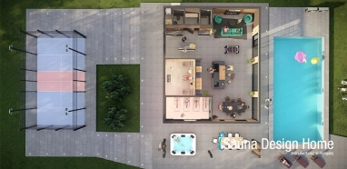 colorful floor plan