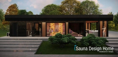 outdoor sauna house