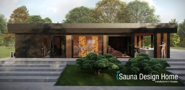 outdoor sauna house