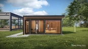 Modern sauna house
