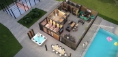 sauna house interior layout