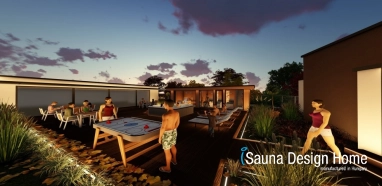 Penthouse wellness terrace 